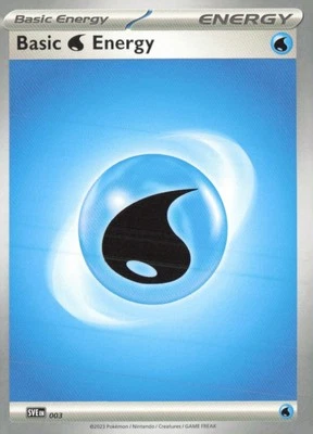 SV01: Scarlet & Violet Base Set #003 Basic Water Energy REC - Image 1 of 2