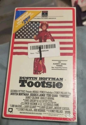Rare "Tootsie" VHS 1985 Factory Sealed Early Print Release Red RCA Watermark - Image 1 of 4