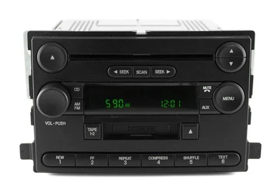 Ford 2005 Freestar Monterey AM FM CS with Single Disc CD Player 5F2T-18C868-AA - Image 1 of 4