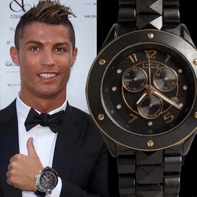 🔥RELOJ CRONÓGRAFO DANIEL STIGER 44MM CERÁMICA HOMBRE EN NEGRO QZ, NUEVO 🔋 Foto 1 de 4