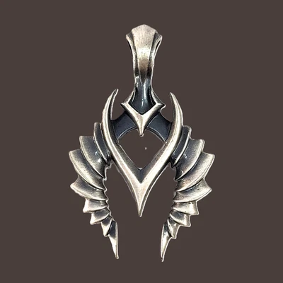 Colgante de peltre BICO Australia diseño urbano tribal SABURAU E298 1,75" Foto 1 de 4