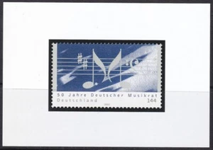 Color Print, Germany Sc2247 German Music Council 50th Anniversay - Picture 1 of 1