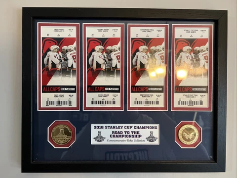 2018 Washington Capitals Stanley Cup Champions Replica Tickets and Coins Cover