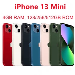 Original Apple iPhone 13 mini 128GB/256GB Unlocked Face ID IOS 5.4'' SmartPhone - Picture 1 of 17