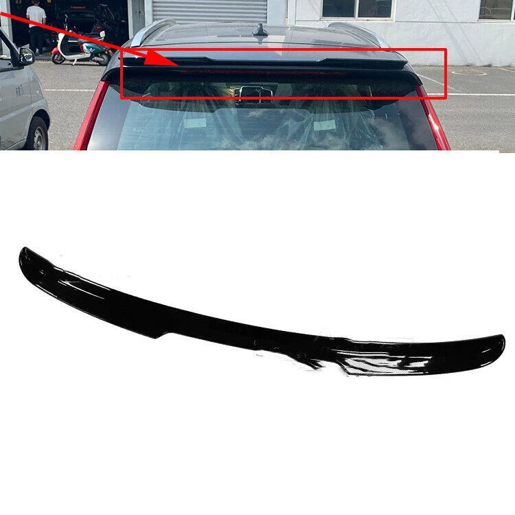 Cubierta de alerón de techo trasero ABS negro brillante nueva 1 pieza para Volvo XC90 2016-2022 Foto 1 de 1