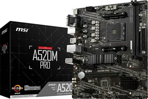 MSI A520M Pro Motherboard Micro ATX με AMD AM4 Socket - Picture 1 of 3