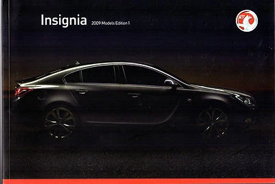 Vauxhall Insignia 2008-2009 UK Market Sales Brochure Saloon, Hatchback & Tourer - Image 1 of 4