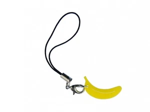Banana Vetro Acrilico Ciondolo Cellulare Miniblings Gioiello Estate Scimmia Gel - Zdjęcie 1 z 5