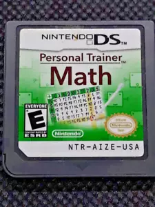 Personal Trainer Math Nintendo DS Tested No Case ~ Ships FREE - Picture 1 of 3