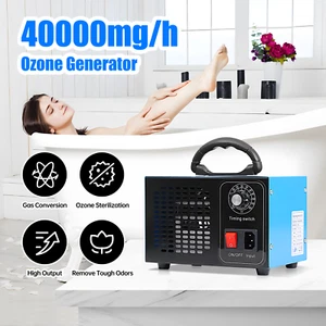 Ozone Generator Machine 40g/h 110V Air Purifier Ionizer Ozonator Timer Portable - Picture 1 of 10