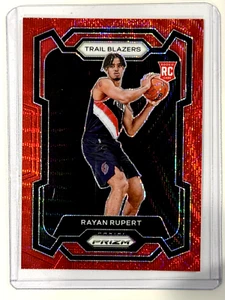 2023-24 Prizm basketball Ruby Wave Rayan Rupert Rookie Portland Trailblazers SP - Picture 1 of 2