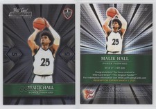 2021-22 Wild Card Alumination Blue Foil 5 Stripe /50 Malik Hall #ABC-57