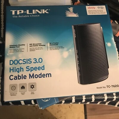 TP-Link TC-W7960 300Mbps Wireless Modem Router - Black Open Box - Image 1 of 3