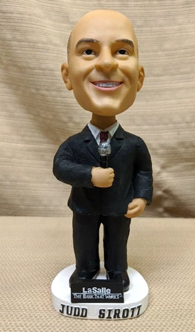 Judd Sirott Bobblehead Boston Bruins Hockey Sportscaster SGA LaSalle Bank Cover