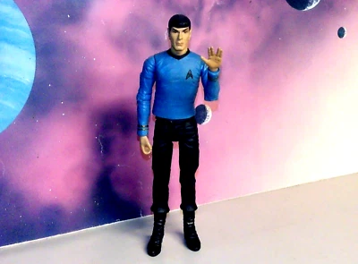 FIGURA DE ACCIÓN STAR TREK: TOS COMMANDER SPOCK 7" (2003, ART ASYLUM) Foto 1 de 3
