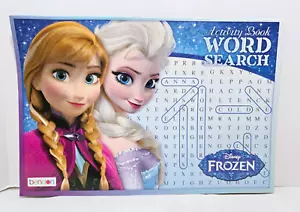 Frozen Giant Disney Activity Book Word Search Paper Pack 24 Pages 16" x 10.5" - Picture 1 of 3