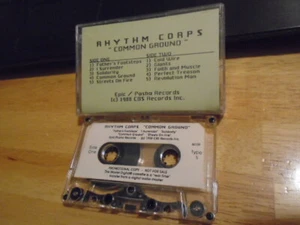RARE PROMO Rhythm Corps CASSETTE TAPE Common Ground 88 rock Randy Bishop wackers - Picture 1 of 2