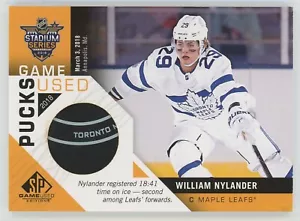 Jeu Upper Deck SP 2018-19 jeu occasion Stadium Series jeu occasion rondelle William Nylander - Photo 1 sur 3