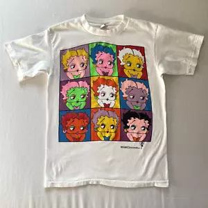 Vintage Betty Boop Shirt Medium Andy Warhol Single Stitch 1990 USA Very Rare - Picture 1 of 11