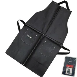 Neilsen Leder Schweißer Schweißer Schmiede Glaser schwarz Schürze Latz 2 Taschen - Bild 1 von 3