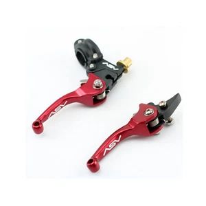 Red Brake Clutch Lever pit Dirt Bike 50/70/90/110/125/140/150/160/200 cc - Picture 1 of 5