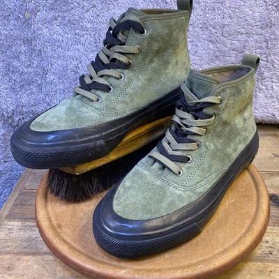 Bota Mariner SeeVees MUJERES Talla 8.5 Nueva Sin Caja Parte Superior Alta Gamuza Verde Oliva Foto 1 de 4