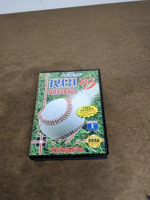 Sega Genesis R.B.I. Baseball ‘93 CIB Complete Tested & Working Tengen 1993 - Image 1 of 3
