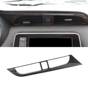 For Nissan Kicks 2018~24 ABS Carbon Fiber Center Console AC Air Outlet Vent Trim - Picture 1 of 7