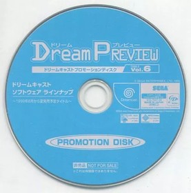 Sega Dreamcast Dream Preview Vol.6 Demo Movie Only Used Software
