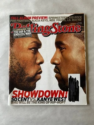 Rolling Stone Magazine September 2007 50 Cent Kanye Issue 1035 Foto 1 de 2