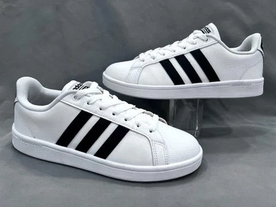 Adidas Neo Cloudfoam Advantage Zapatillas Blancas Mujer 9 ~ Usadas en Excelente Condición Foto 1 de 4