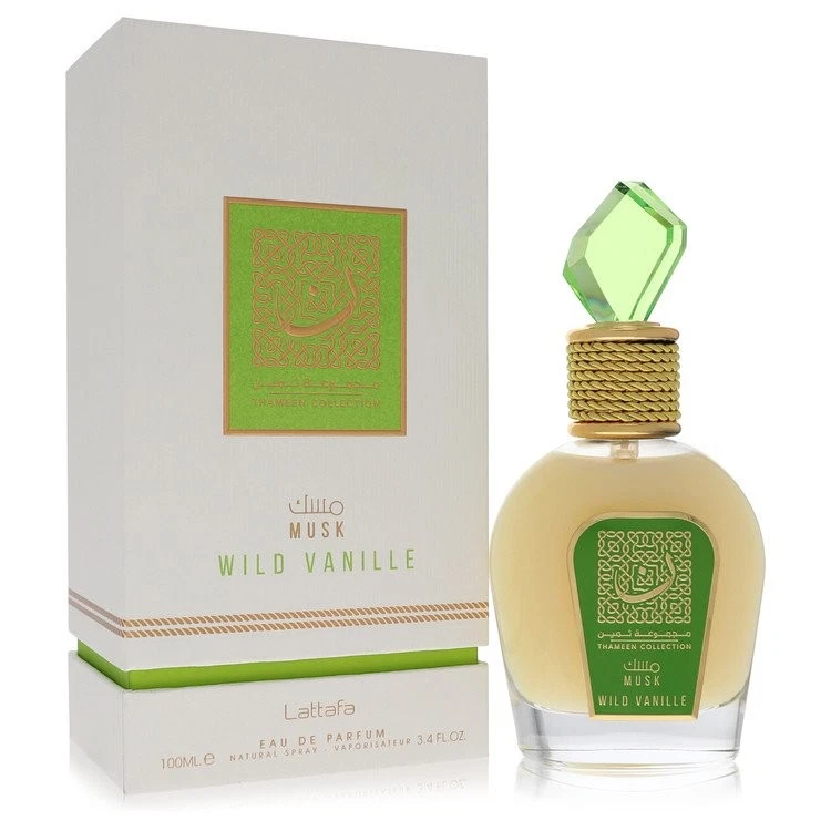 Lattafa Musk Wild Vanille by Lattafa Eau De Parfum Spray (Unisex) 3.4 oz