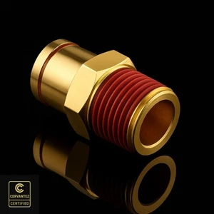 3/8" Tube OD x 1/4" NPT Male Straight Push to Connect  - Picture 1 of 2