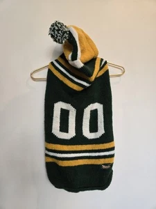 Suéter 100% Lana XL Título Ciudad Perro Green Bay Packers Tejido Pom Sudadera con Capucha Land's End - Imagen 1 de 7