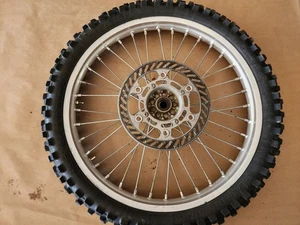 2005 Kawasaki KX250F KX 250F Front Wheel Rim Tire Hub Rotor - Picture 1 of 7