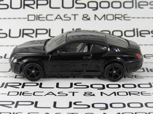 Hot Wheels LOOSE Black BENTLEY CONTINENTAL SUPERSPORTS Custom Swap w/Real Riders - Picture 1 of 9