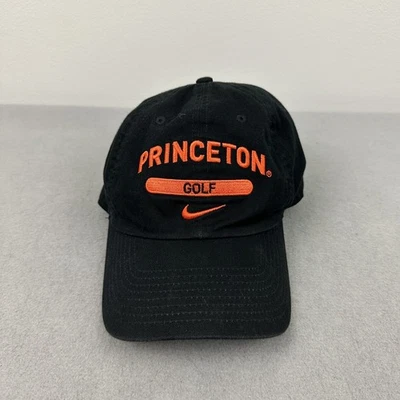Gorra Princeton Tigers para hombre con correa trasera negra Nike Golf Heritage86 Dri Fit NCAA Foto 1 de 4