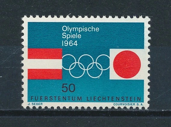 Liechtenstein  385 MNH, Olympics, 1964 - Image 1 of 1