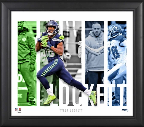 Tyler Lockett Seattle Seahawks Framed 15" x 17" Player Panel Collage Cover