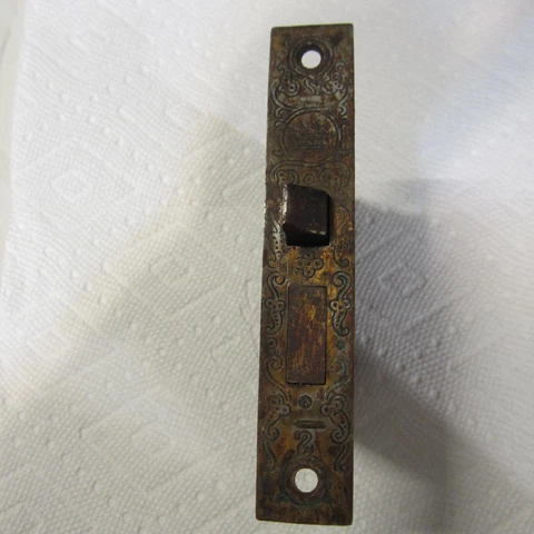 Russell & Erwin Antique Victorian Door Lock Hardware Cover