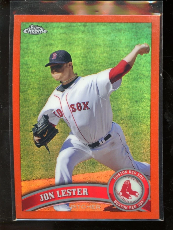 2011 TOPPS ORANGE REFRACTOR #55 JON LESTER REDSOX MINT A01015 - Image 1 of 1