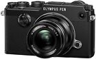 USED Olympus PEN-F with 12mm f/2 Black FREESHIPPING