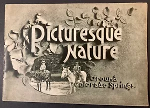 CUADERNO PINTORESCO DE LA NATURALEZA ALREDEDOR DE LOS MANANTIALES DE COLORADO COLO c1895 ¡Excelente! - Imagen 1 de 10