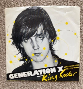 Generation X King Rocker Yellow Vinyl Mark Laff 1st Press1979 RARE PUNK - Picture 1 of 7