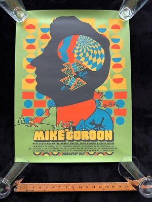 Póster oficial de concierto de la gira de invierno de Mike Gordon de enero de 2020 de Estados Unidos 18x24 Foto 1 de 3