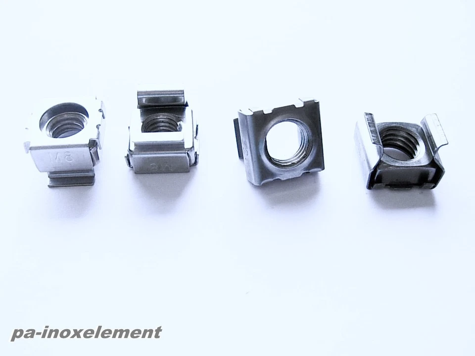 Käfigmuttern A.9039 Edelstahl A2 M6 M8 M10 Käfigmuttern  - Bild 1 von 1