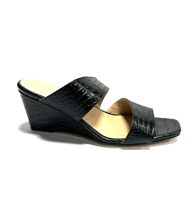 Sandalia Venice para mujer Naturalizer Black Croc 11W Foto 1 de 4