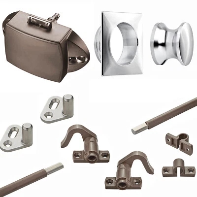 SOTECH Push-Lock Druckknopf Drehstangen Aufbauschloss Tür Schranktür-Schloss - Bild 1 von 4