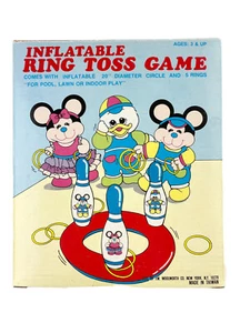 Woolworth Anillo Inflable Lanzamiento Juego De Colección 1987 Piscina Fiesta Edades 3+ - Imagen 1 de 12