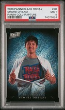 2018 Black Friday Panini Collection Rapture /25 Shohei Ohtani Rookie RC PSA 9